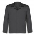 Camisa m/longa com botões em brim cinza (P)